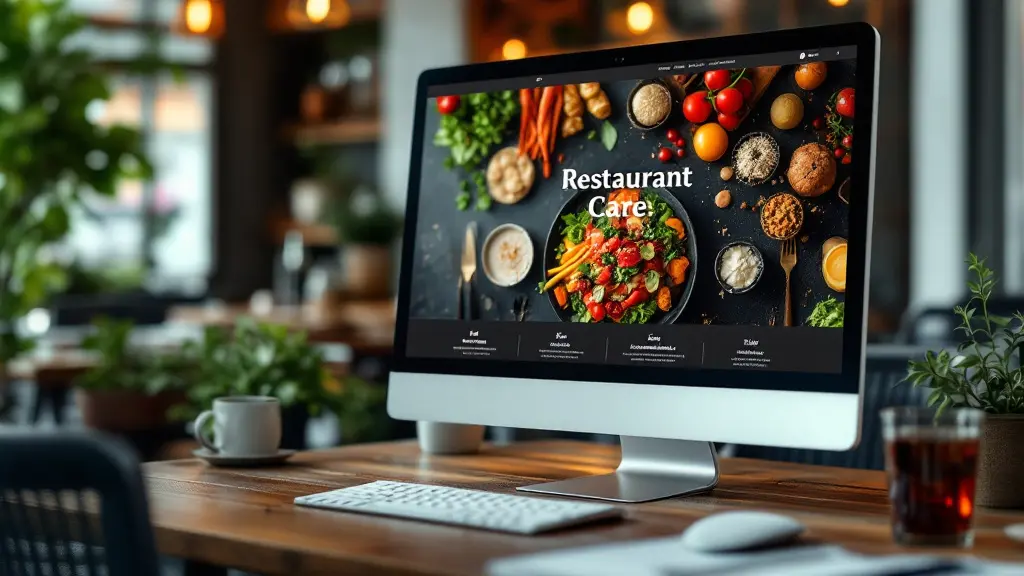 Site web d'un restaurant avec carte et réservation en ligne